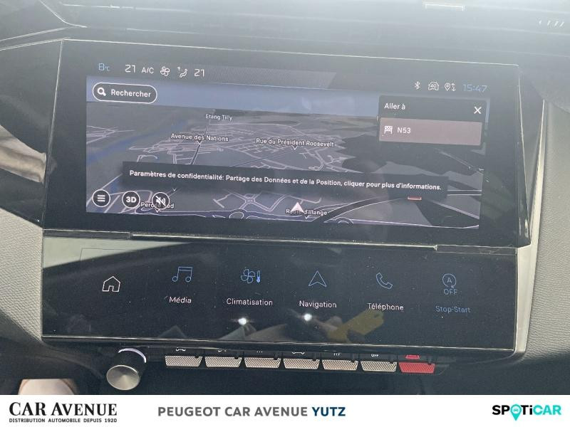 Used PEUGEOT 308 1.2 PureTech 130ch S&S Allure 2022 Gris Artense (M) € 18490 in Yutz