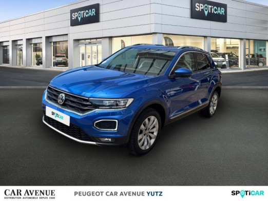 Used VOLKSWAGEN T-Roc 2.0 TDI 150ch Carat DSG7 Euro6d-T 2019 Bleu Ravenna métallisée € 19,990 in Yutz