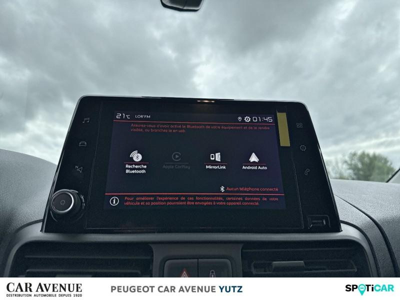 Occasion CITROEN Berlingo Van M 1000kg BlueHDi 100ch S&S 2025 Blanc Icy 20490 € à Yutz