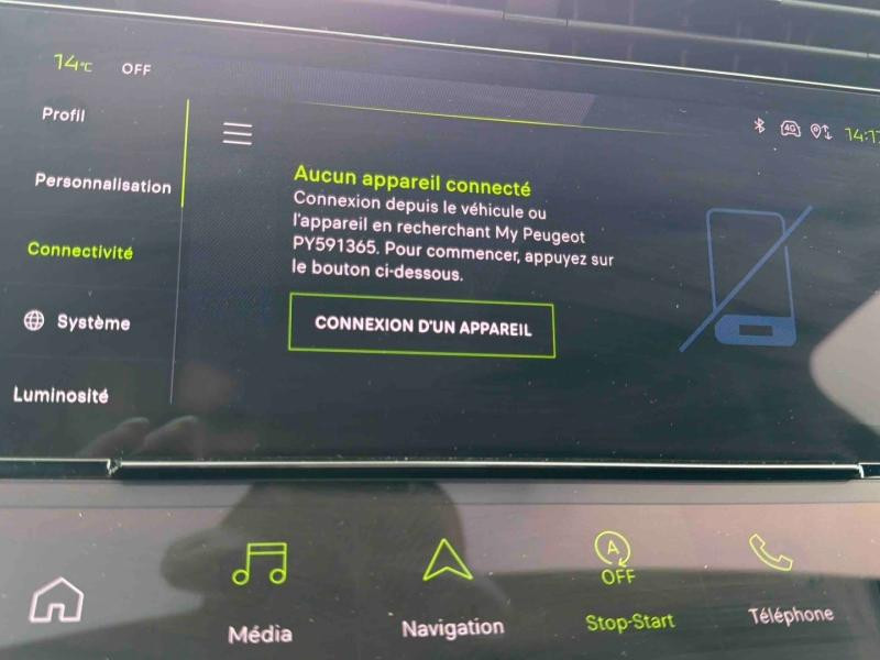 Occasion PEUGEOT 308 1.2 PureTech 130ch S&S GT EAT8 2023 Noir Perla Nera (M) 20990 € à Yutz