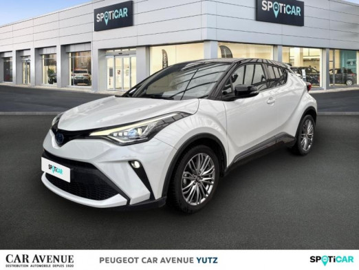 Occasion TOYOTA C-HR 184h Distinctive 2WD E-CVT MY22 2022 Blanc Lunaire nacré bi-ton 23 290 € à Yutz