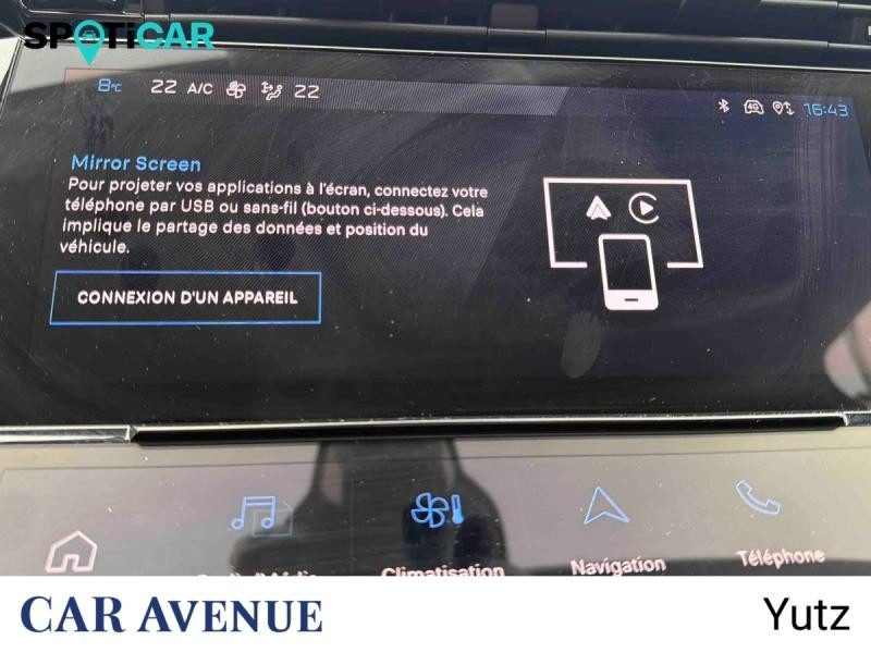 Used PEUGEOT 308 1.2 PureTech 130ch S&S Allure 2022 Blanc Banquise (O) € 16990 in Yutz