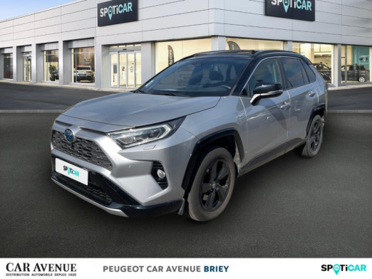 Occasion TOYOTA RAV4 Hybride 218ch Collection 2WD 2019 Gris Acier/Toit Noir Attitude 32 990 € à Briey