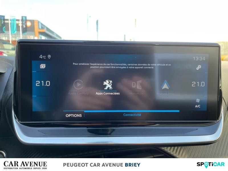 Occasion PEUGEOT 208 1.2 PureTech 100ch S&S Allure 2019 Noir Perla Nera 9490 € à Briey