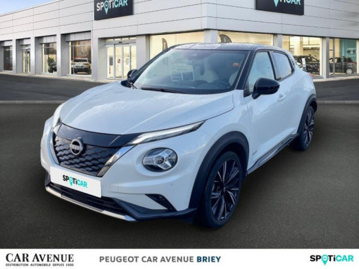 Occasion NISSAN Juke 1.6 Hybrid 143ch N-Design 2023.5 2024 Blanc Lunaire+Toit Noir Métallisé 22 990 € à Briey