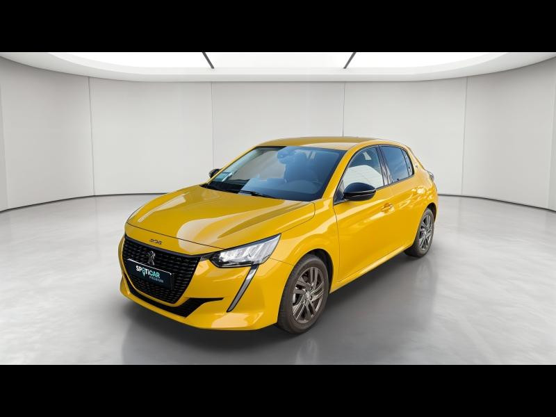 Occasion PEUGEOT 208 1.2 PureTech 75ch S&S Style 2022 Jaune 12490 € à Briey