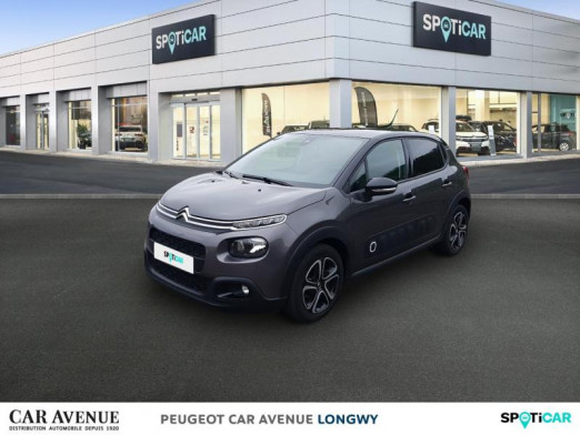 Used CITROEN C3 PureTech 110ch Shine S&S EAT6 E6.d 2019 Gris Platinium - Noir Onyx € 15,490 in Longwy