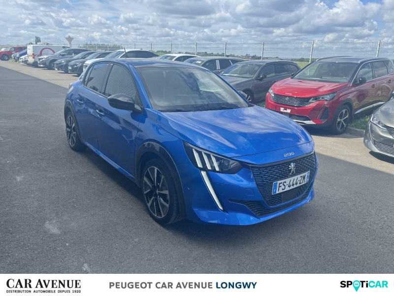 Used PEUGEOT 208 e-208 136ch GT Pack 2020 Bleu Vertigo (V) € 19490 in Longwy