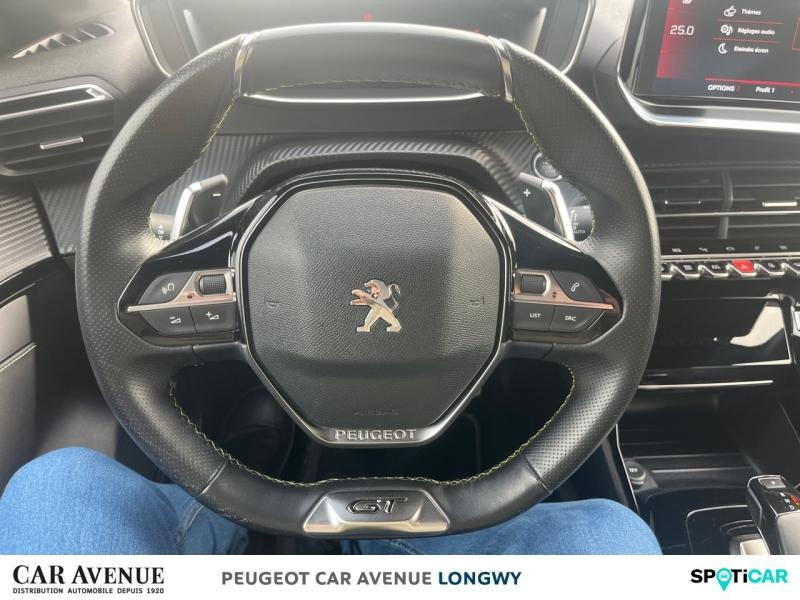 Occasion PEUGEOT 208 1.2 PureTech 130ch S&S GT Line EAT8 7cv 2019 Bleu Vertigo 14390 € à Longwy