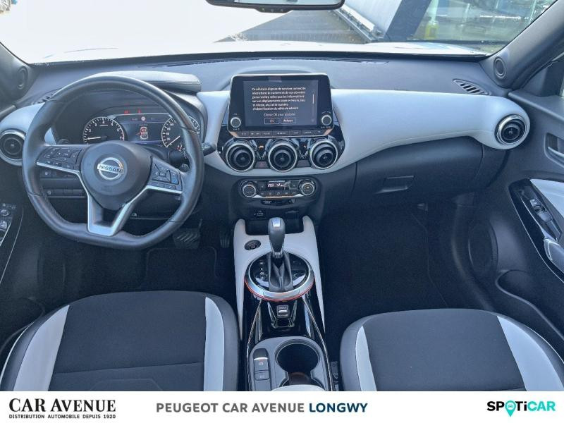 Occasion NISSAN Juke 1.0 DIG-T 117ch N-Design DCT 2021 Blanc Lunaire+Toit Noir Métallisé 14990 € à Longwy