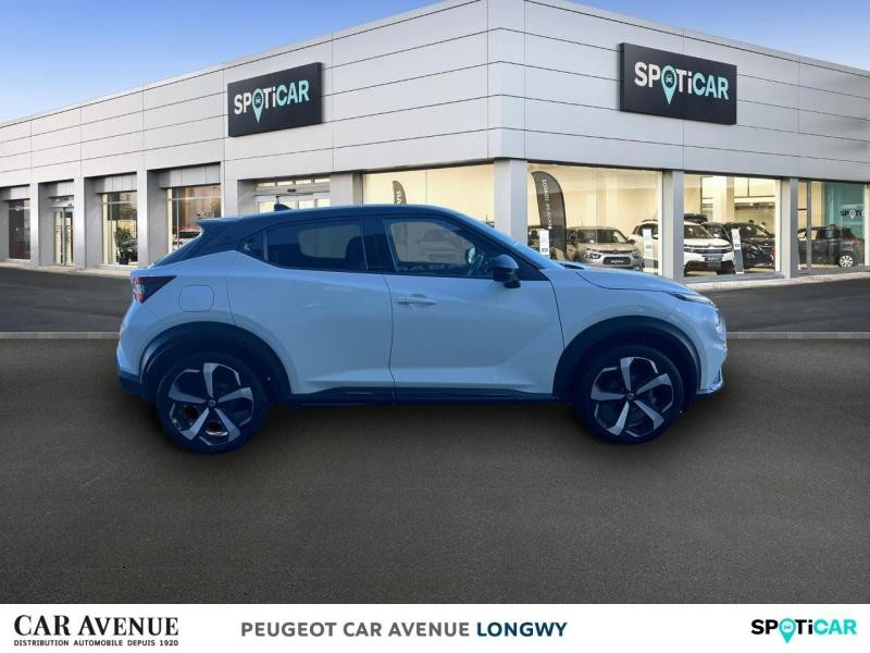 Occasion NISSAN Juke 1.0 DIG-T 117ch N-Design DCT 2021 Blanc Lunaire+Toit Noir Métallisé 14990 € à Longwy