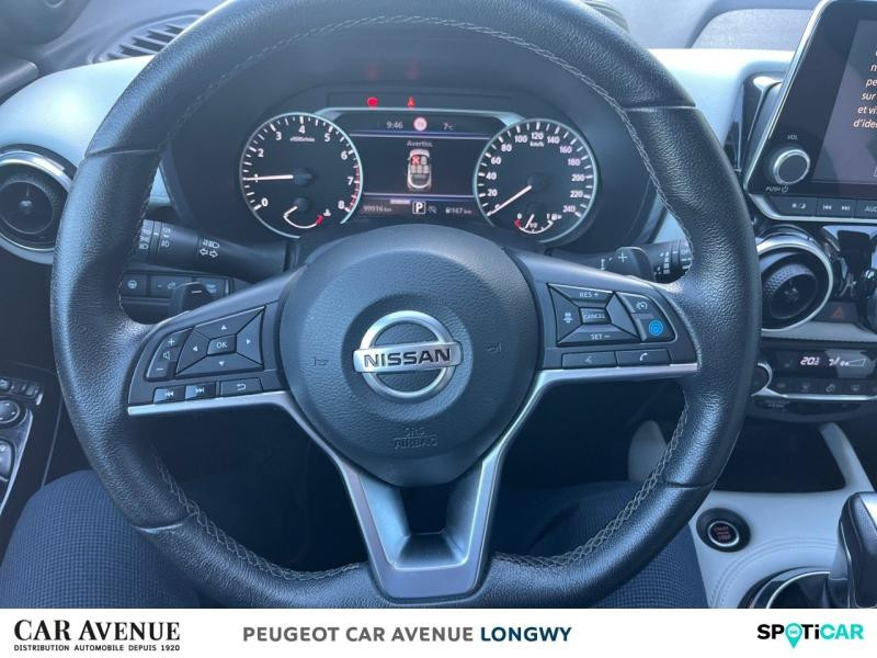 Occasion NISSAN Juke 1.0 DIG-T 117ch N-Design DCT 2021 Blanc Lunaire+Toit Noir Métallisé 14990 € à Longwy