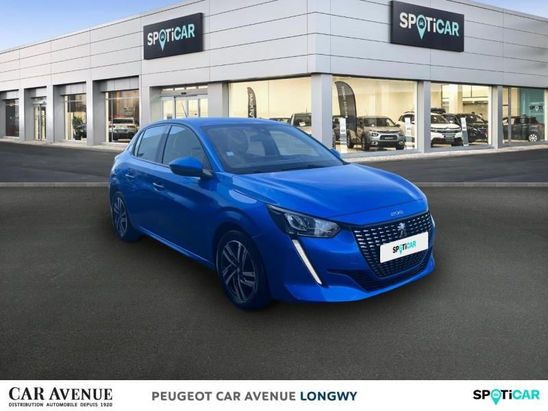 Occasion PEUGEOT 208 1.2 PureTech 100ch S&S Allure 2020 Bleu Vertigo 14890 € à Longwy