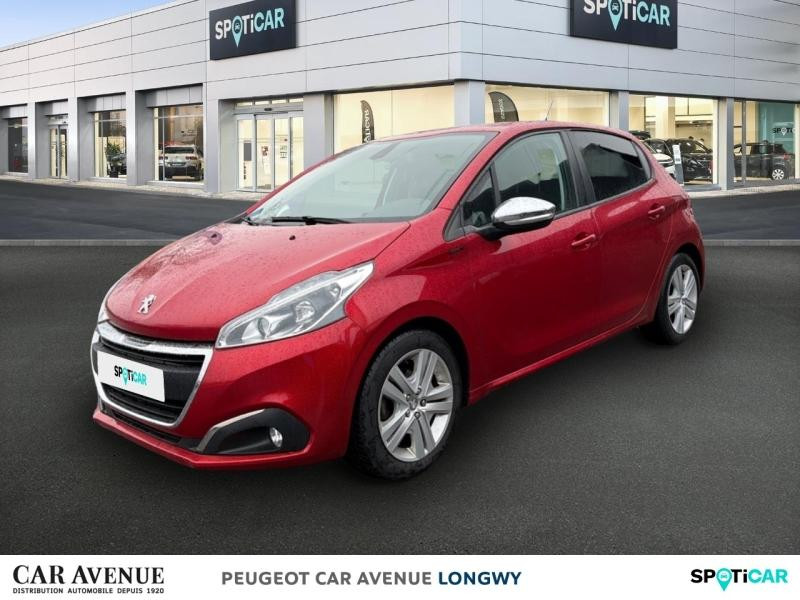 Occasion PEUGEOT 208 1.5 BlueHDi 100ch E6.c Signature BVM5 86g 5p 2019 Rouge Elixir 10990 € à Longwy