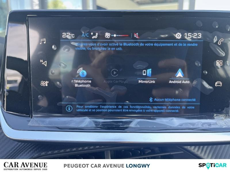 Occasion PEUGEOT 208 1.2 PureTech 100ch S&S Style 118g 2021 Blanc Banquise (O) 12890 € à Longwy