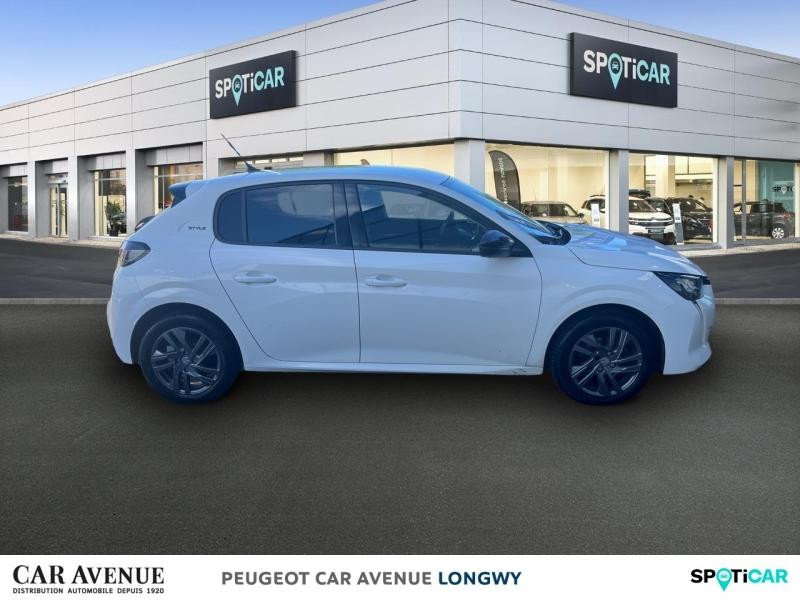 Occasion PEUGEOT 208 1.2 PureTech 100ch S&S Style 118g 2021 Blanc Banquise (O) 12890 € à Longwy