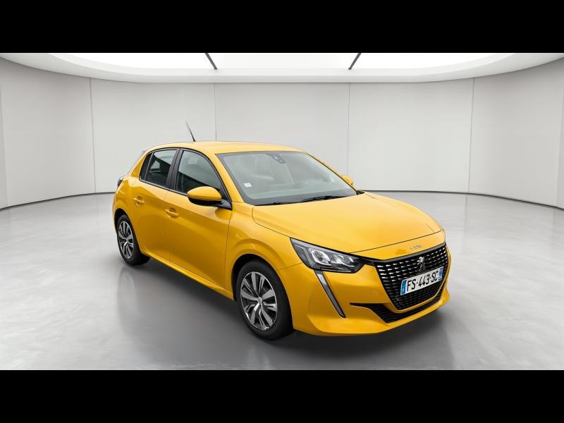 Occasion PEUGEOT 208 1.2 PureTech 75ch S&S Active 2020 Jaune Faro 10490 € à Longwy