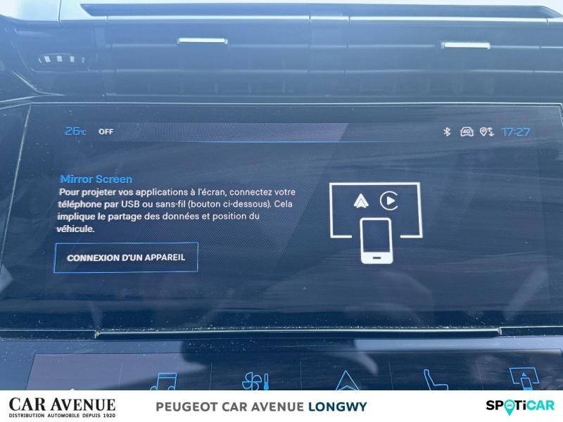 Occasion PEUGEOT 408 PHEV 180ch GT e-EAT8 2023 Noir Perla Nera (M) 29490 € à Longwy