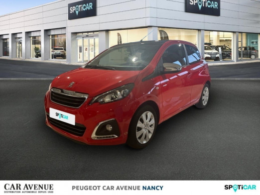 Used PEUGEOT 108 VTi 72 Style 5p 2019 Rouge Scarlet (O) € 10,050 in Nancy / Laxou