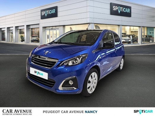 Occasion PEUGEOT 108 VTi 72 Style S&S 4cv 5p 2021 Bleu Calvi (M) 11 100 € à Nancy