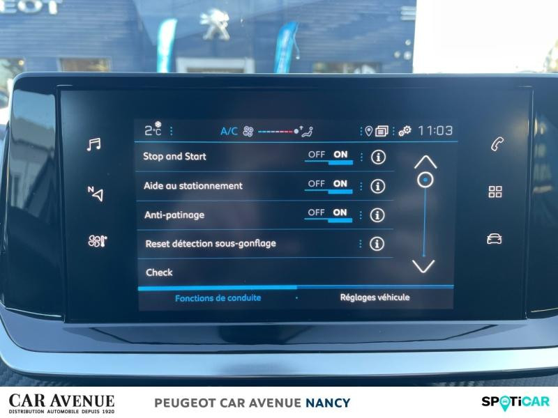 Occasion PEUGEOT 208 1.2 PureTech 100ch S&S Style 2022 Blanc Banquise (O) 14590 € à Nancy