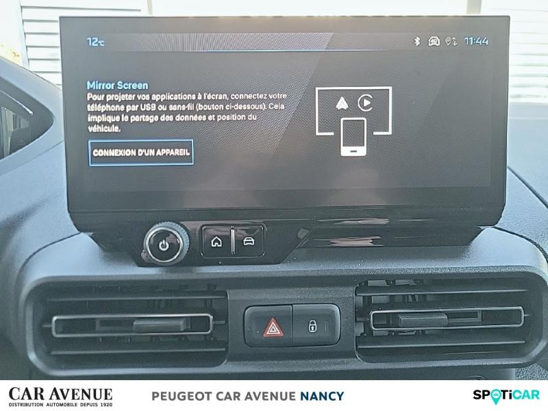 Occasion PEUGEOT Partner M 650kg BlueHDi 100ch S&S Pack Premium Connect 2025 Blanc Icy 23590 € à Nancy