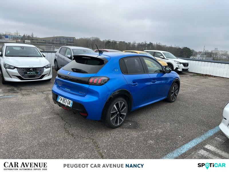 Occasion PEUGEOT 208 e-208 136ch GT Line 2021 Bleu Vertigo 15890 € à Nancy