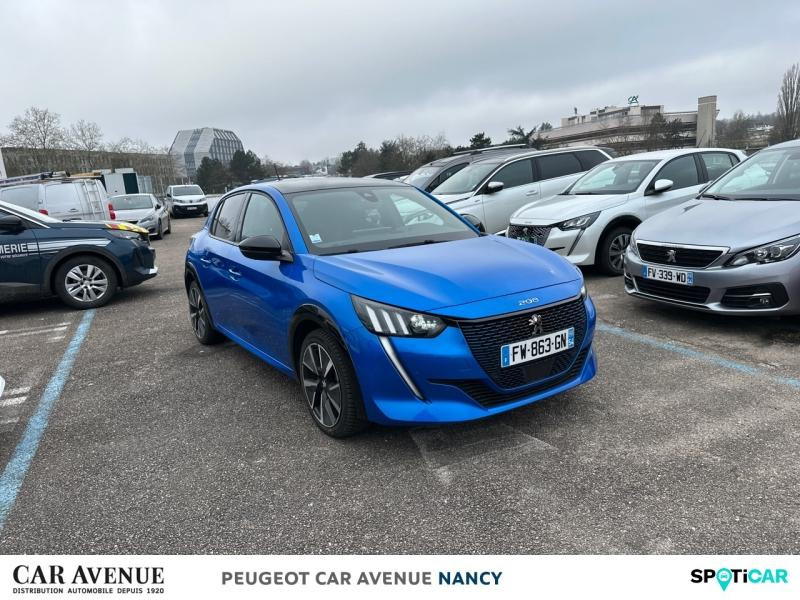 Occasion PEUGEOT 208 e-208 136ch GT Line 2021 Bleu Vertigo 15890 € à Nancy