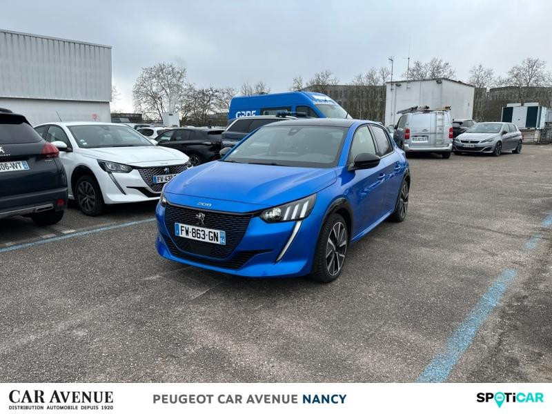 Occasion PEUGEOT 208 e-208 136ch GT Line 2021 Bleu Vertigo 15890 € à Nancy