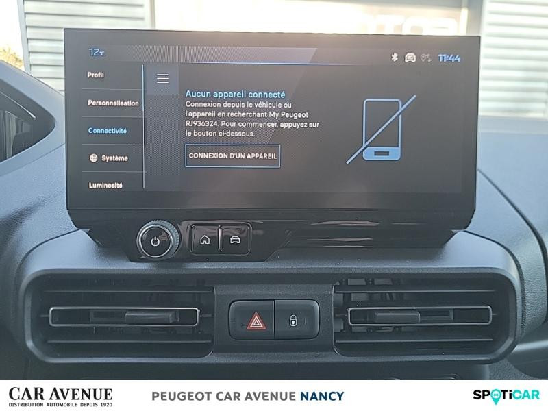 Occasion PEUGEOT Partner M 650kg BlueHDi 100ch S&S Pack Premium Connect 2025 Blanc Icy 23590 € à Nancy