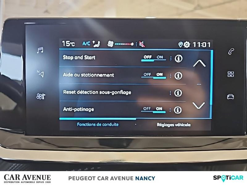 Occasion PEUGEOT 208 1.2 PureTech 100ch S&S Style 118g 2021 Blanc Banquise (O) 11990 € à Nancy