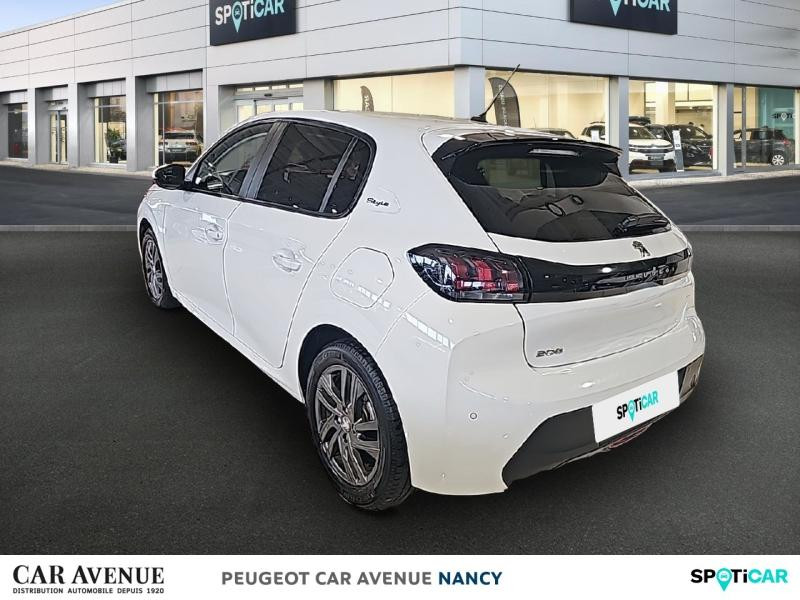 Occasion PEUGEOT 208 1.2 PureTech 100ch S&S Style 118g 2021 Blanc Banquise (O) 11990 € à Nancy