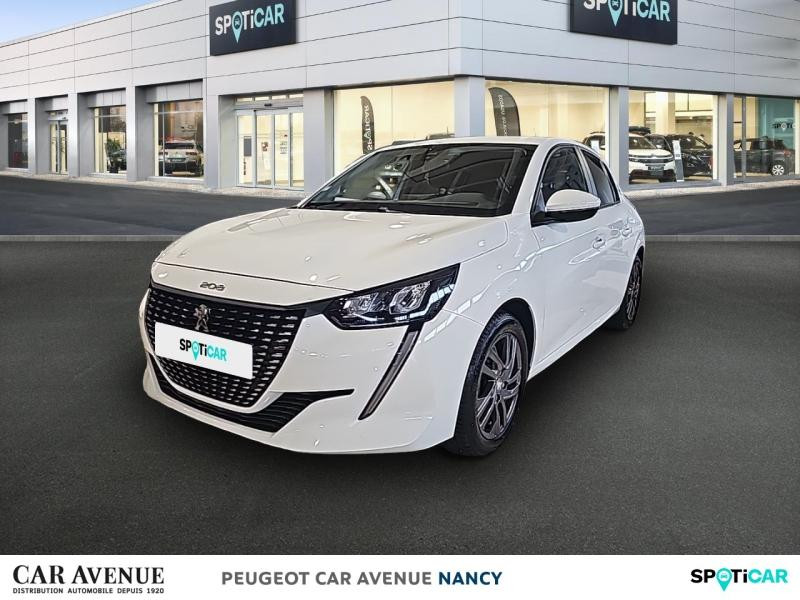 Occasion PEUGEOT 208 1.2 PureTech 100ch S&S Style 118g 2021 Blanc Banquise (O) 11990 € à Nancy