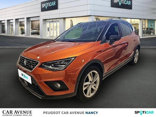 Occasion SEAT Arona 1.0 EcoTSI 115ch Start/Stop FR DSG Euro6d-T 2019 Orange Eclipse/Toit Noir Minuit 15 490 € à Nancy