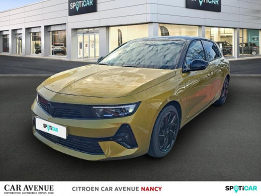 Occasion OPEL Astra 1.2 Turbo 130ch GS BVA8 2023 Jaune Kult Métallisé/Toit Noir Karbon 22 990 € à Nancy