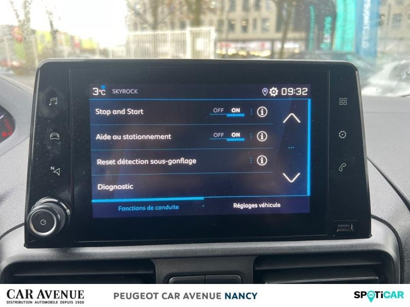 Occasion PEUGEOT Partner M 950kg BlueHDi 130ch S&S 2023 Blanc Icy 20590 € à Nancy