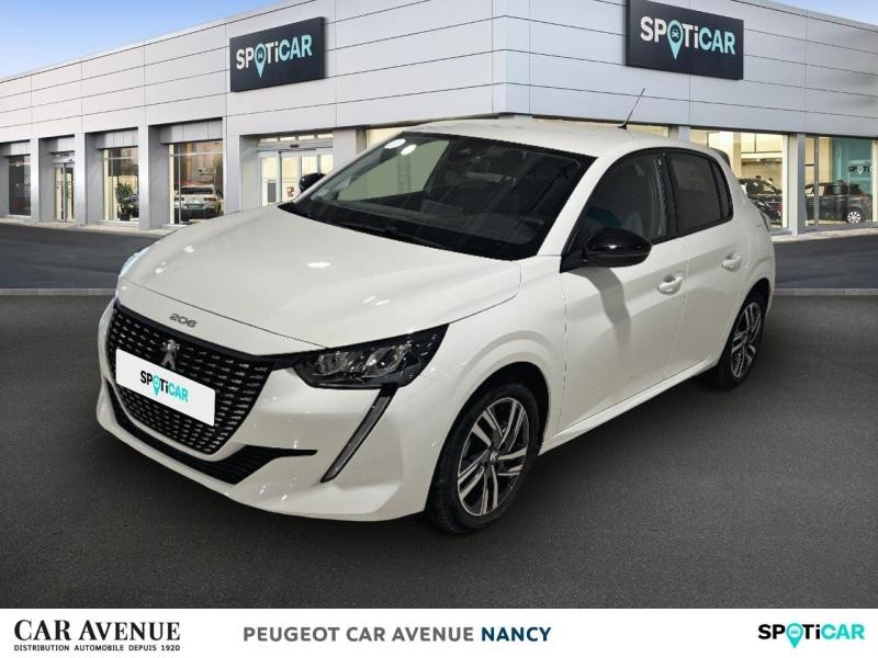 Occasion PEUGEOT 208 1.2 PureTech 100ch S&S Allure EAT8 2022 Blanc Banquise (O) 13690 € à Nancy