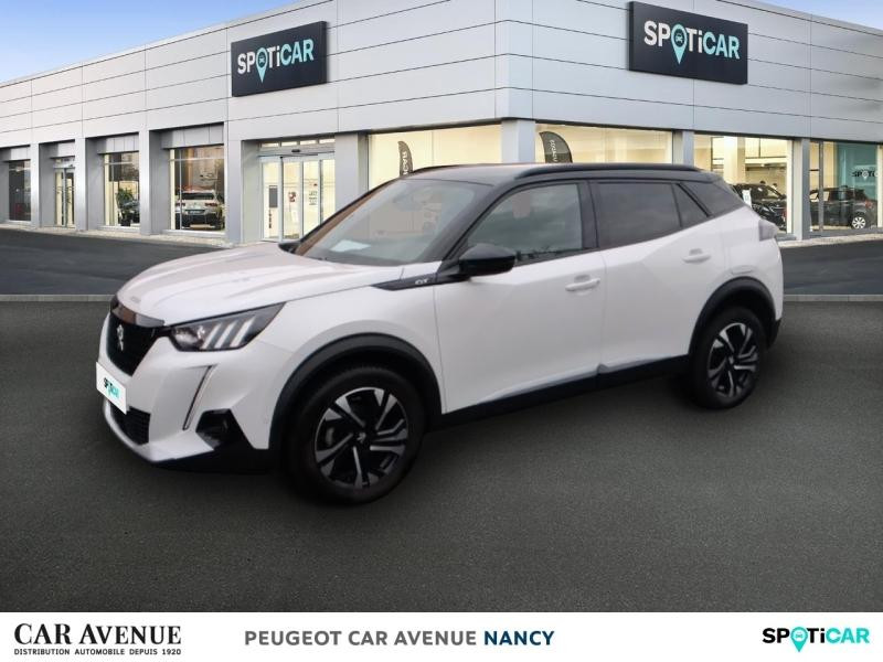 Occasion PEUGEOT 2008 1.5 BlueHDi 110ch S&S GT 2021 Blanc Nacré (N) 19290 € à Nancy