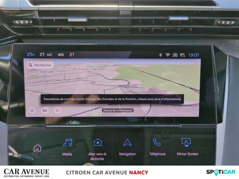 Occasion PEUGEOT 308 1.2 PureTech 130ch S&S Allure 2022 Gris Artense (M) 15488 € à Nancy