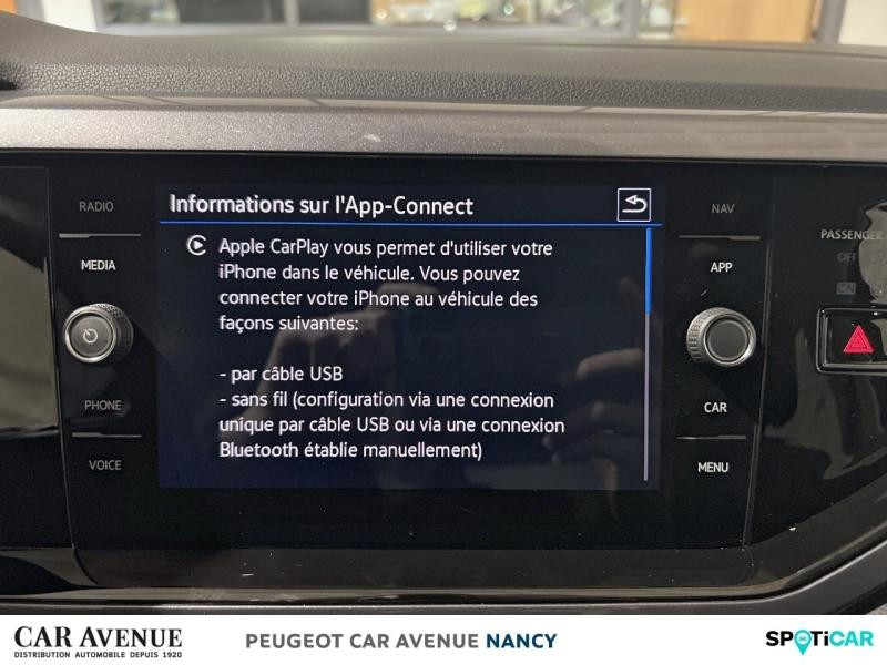 Occasion VOLKSWAGEN Polo 1.0 TSI 110ch Style DSG7 2023 Noir Intense nacré 22554 € à Nancy