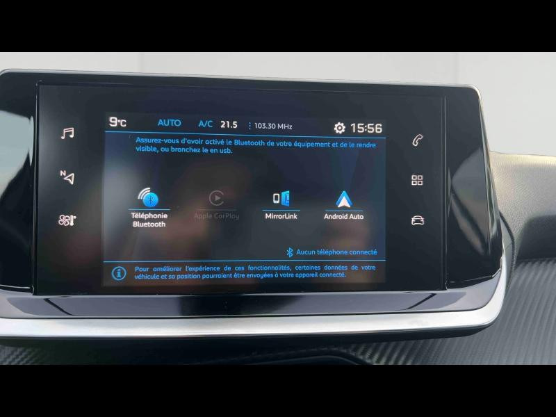 Occasion PEUGEOT 208 1.2 PureTech 100ch S&S Allure 2022 Blanc Banquise (O) 14517 € à Nancy