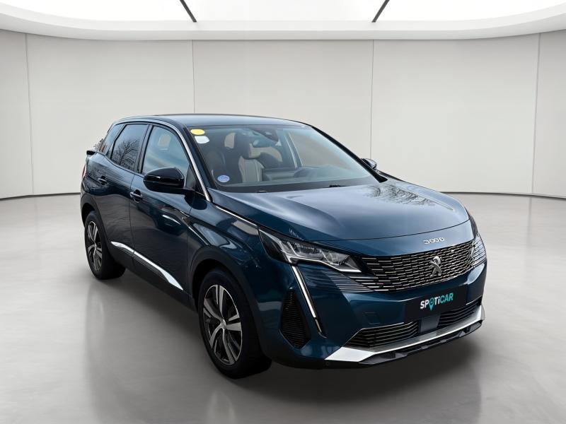 Occasion PEUGEOT 3008 1.2 PureTech 130ch S&S Allure Pack 2021 Bleu Célèbes (M) 19452 € à Nancy