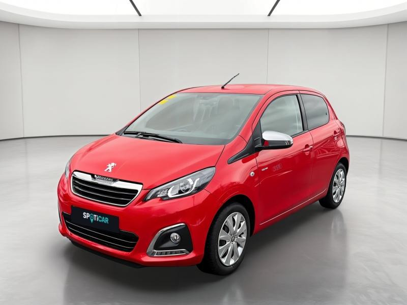 Used PEUGEOT 108 VTi 72 Style S&S 4cv 5p 2021 Rouge Scarlet (O) € 11183 in Nancy