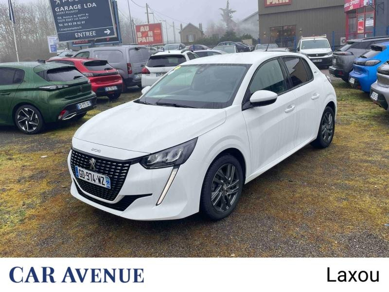 Used PEUGEOT 208 1.2 PureTech 75ch S&S Style 2021 Blanc Banquise (O) € 11904 in Nancy