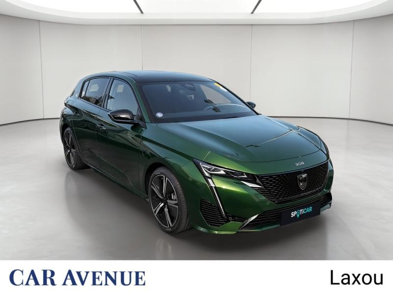 Occasion PEUGEOT 308 PHEV 180ch GT e-EAT8 2023 Vert Olivine (M) 24736 € à Nancy