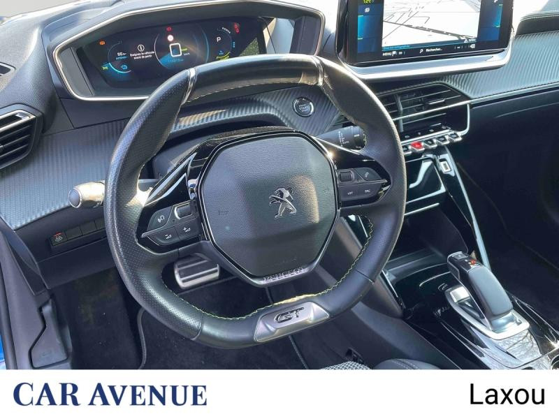 Occasion PEUGEOT 208 e-208 136ch GT 2021 Bleu Vertigo (V) 14446 € à Nancy