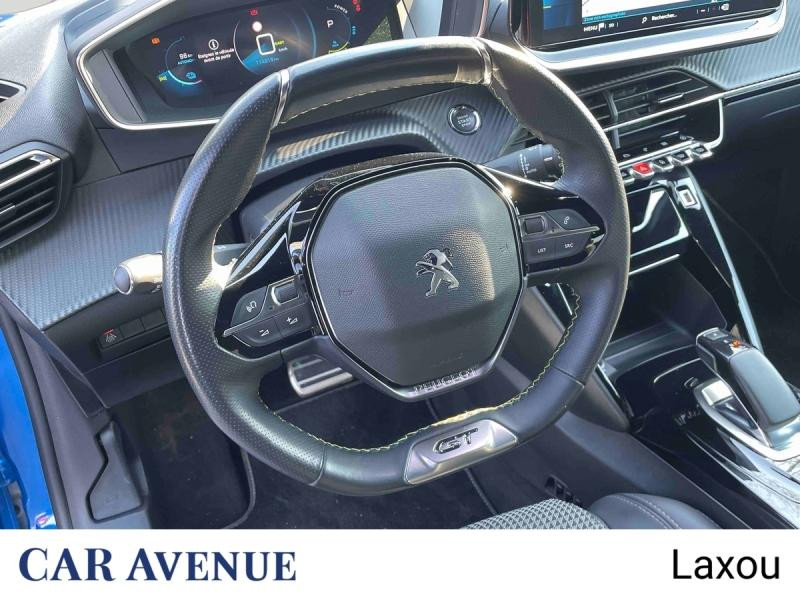 Occasion PEUGEOT 208 e-208 136ch GT 2021 Bleu Vertigo (V) 14446 € à Nancy
