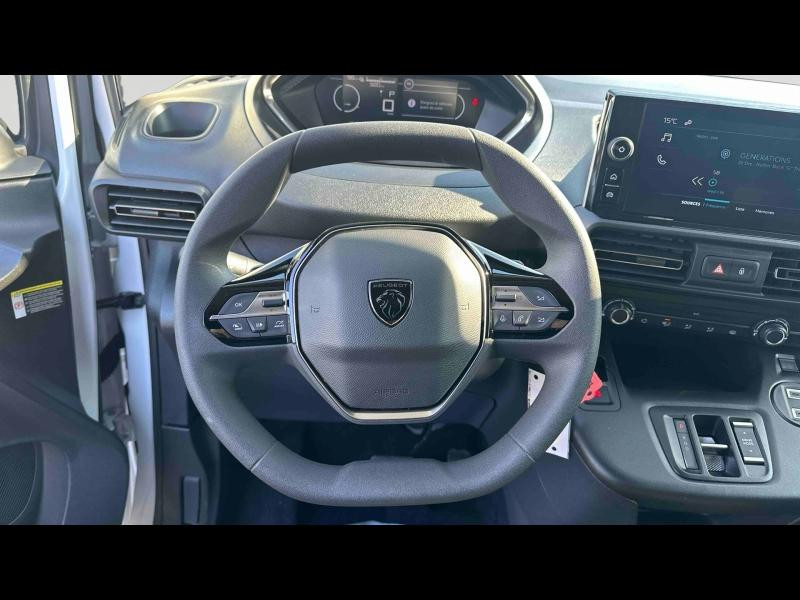 Occasion PEUGEOT Partner M charge utile majorée Electrique 136ch Batterie 54 kWh 2026 Blanc Icy 25500 € à Nancy