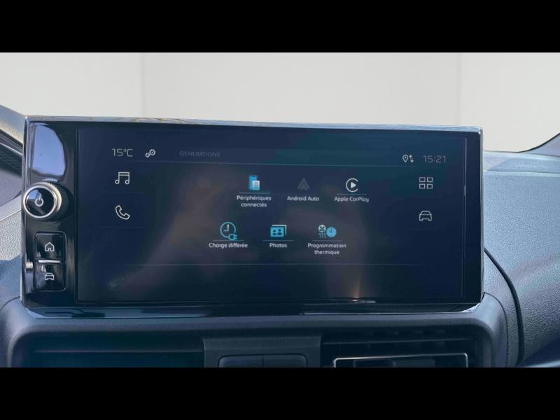 Occasion PEUGEOT Partner M charge utile majorée Electrique 136ch Batterie 54 kWh 2026 Blanc Icy 25500 € à Nancy