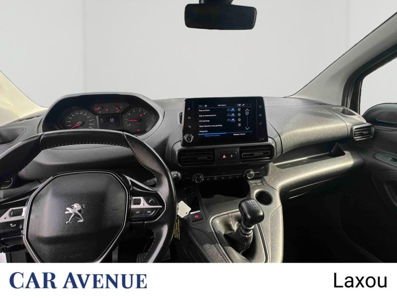 Occasion PEUGEOT Partner M 650kg BlueHDi 100ch S&S Cabine Multiflex 3 places Pack Asphalt Connect 2024 Blanc Icy 20173 € à Nancy
